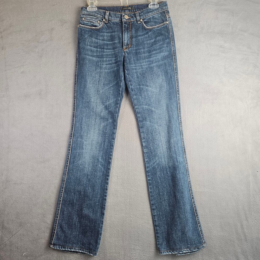 Roberto Cavalli Blue Straight Leg Jeans Made In Italy Size 40